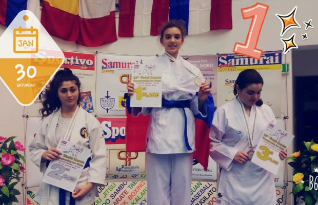 Юная каратистка из Новошахтинска Анастасия Леонова завоевала титул чемпионки мира
